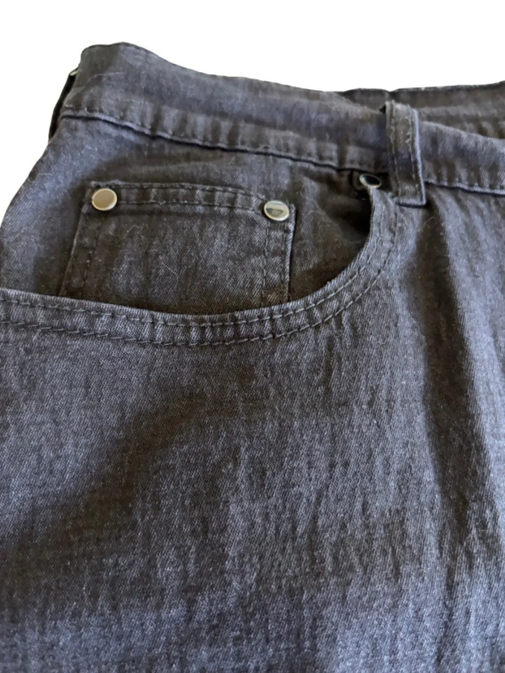 DG2 BY DIANE GILMAN Shorts Black Denim Jean Bermuda Classic Women’s Plus 20W EUC